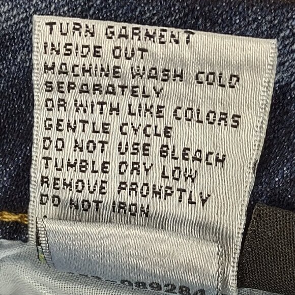 Coogi Cotton Blend Blue Gold Cross Pattern On Pocket Denim Jeans Sz 11-12 (NWT) - Picture 13 of 13